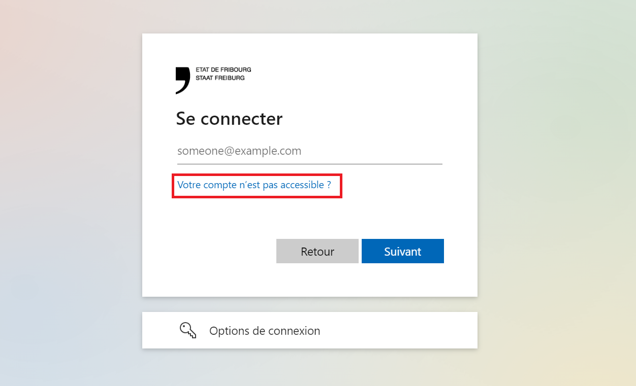 Microsoft - Réinitaliser son mot de passe 1