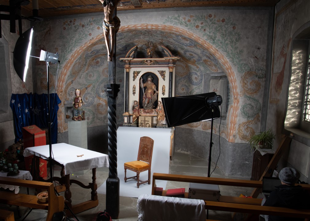 Recensement et documentation des meubles de la chapelle de Corminboeuf 