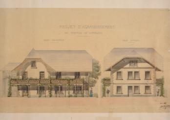 Document du projet d'agrandissement du château de Cormagens
