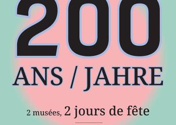 200 ans d’histoire, 2 musées, 2 jours de fête (page de titre du programme)