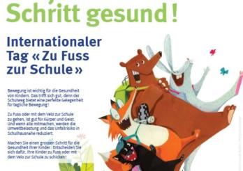 Internationaler Tag « Zu Fuss zur Schule » 2024