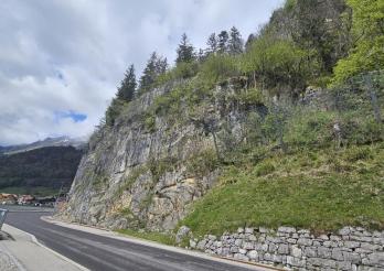 Photo de la falaise concernée 