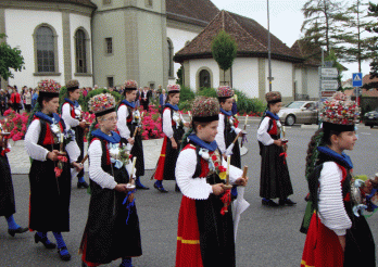 Fronleichnam in Düdingen