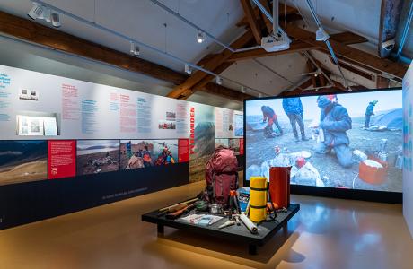 Expedition Spitzbergen - Blick in den Ausstellungssaal