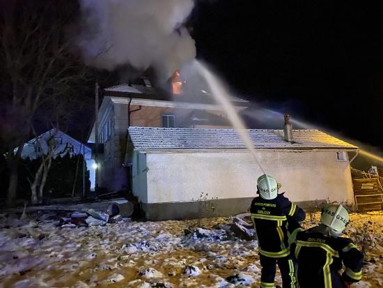 Incendie dans un immeuble d'habitation à Farvagny-le-Grand