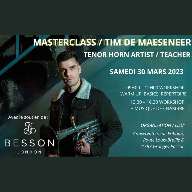 Masterclass Tim De Maeseneer 