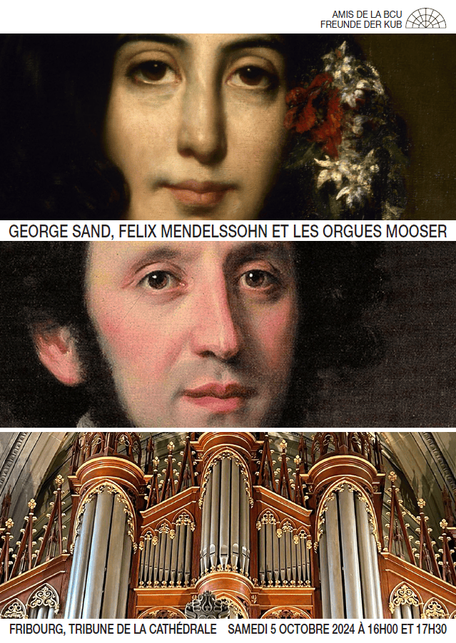 Flyer George Sand, Felix Mendelssohn et les orgues Mooser