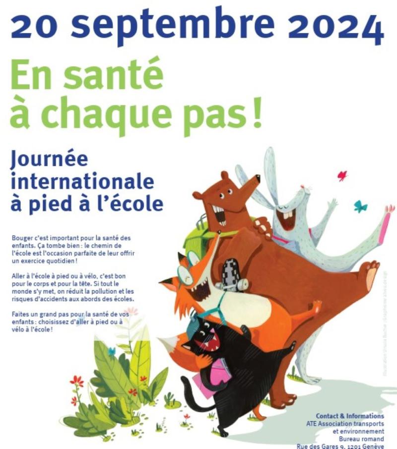 Journée internationale à pied à l’école 2024