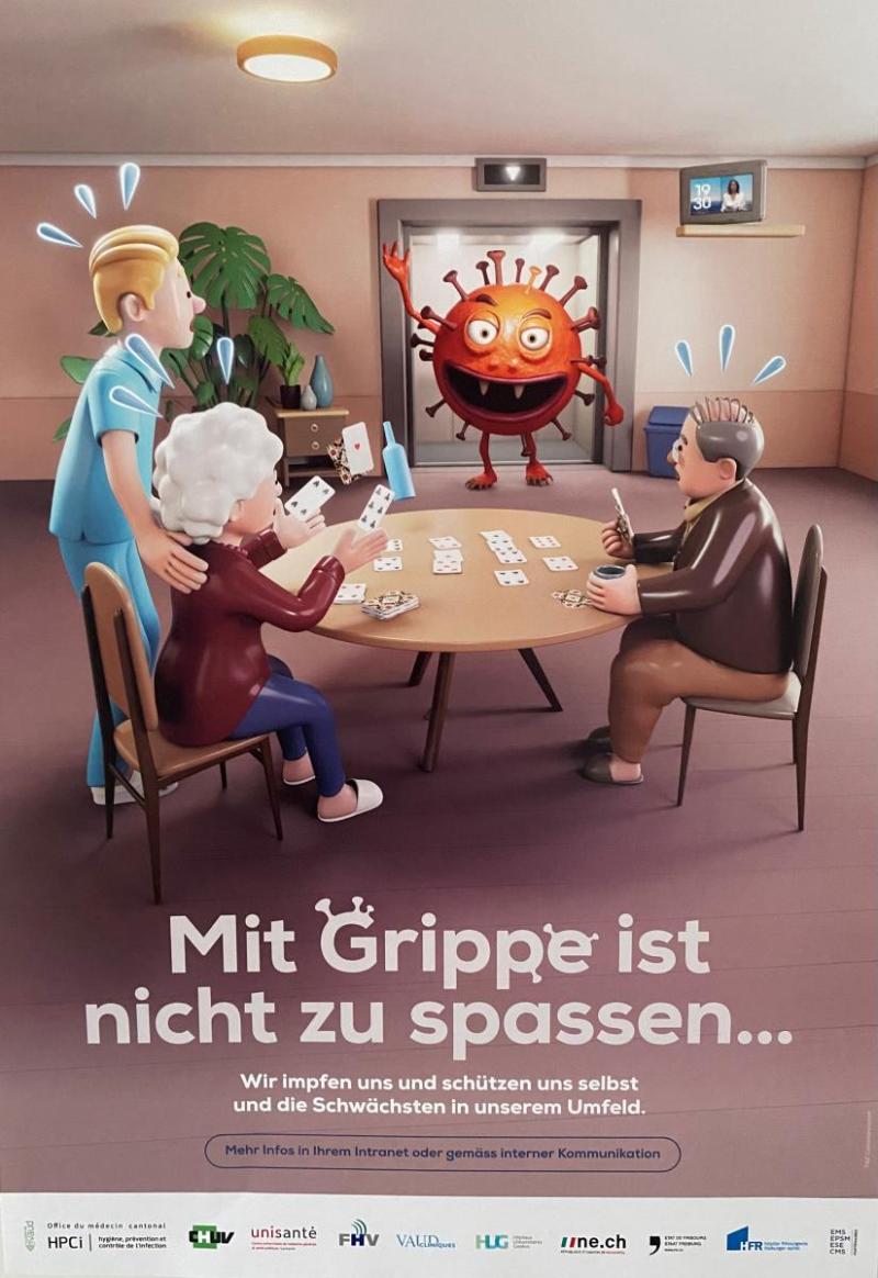 Plakat_Kampagne Grippeimpfung 2024